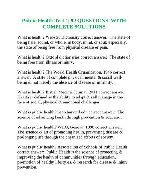 introduction to public health test questions