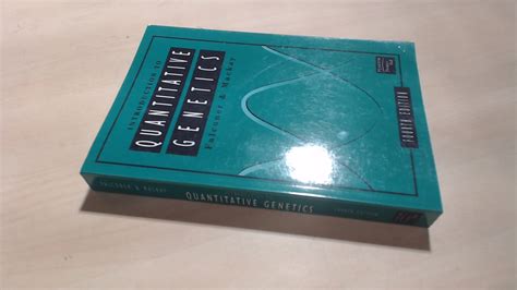 Introduction To Quantitative Genetics 4th Edition By Falconer Douglas S Mackay Trudy Fcfebruary 16 1996 Paperback