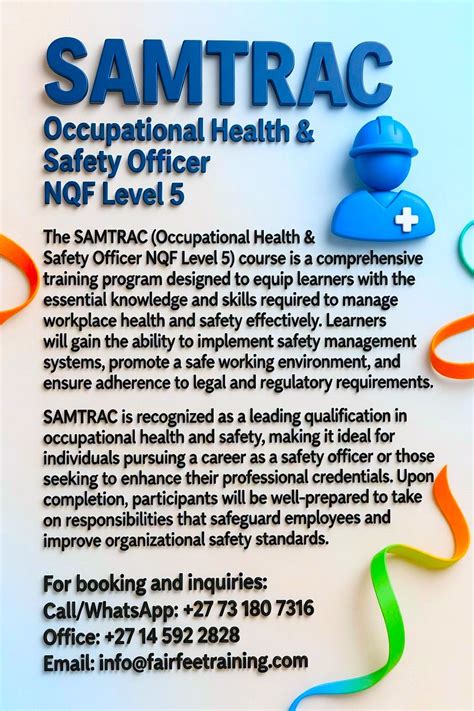 introduction to samtrac samtrac nqf level 5