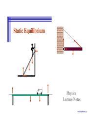 Introduction To Static Equilibrium Mastering Physics