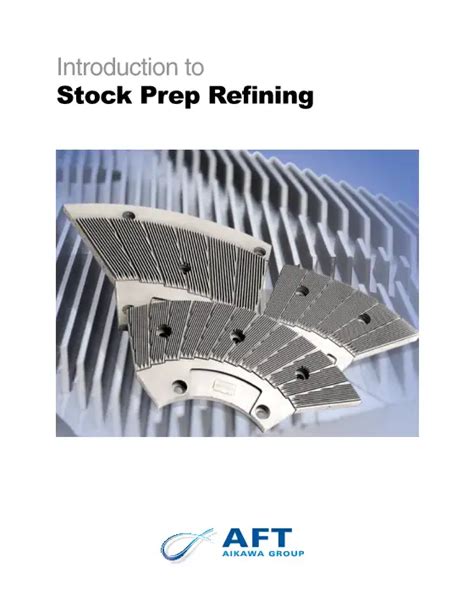 Introduction To Stock Prep Refining Aikawa Group