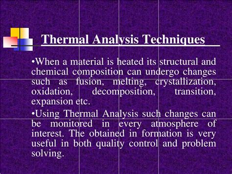 Introduction To Thermal Analysis Techniques And Applications Hot Topics In Thermal Analysis And Calorimetry