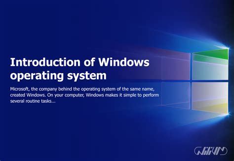 Introduction To Windows Operating System