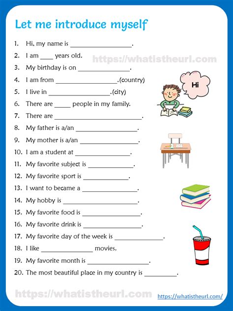 Introduction Worksheet For Students   Na 1st Step Worksheets - Introduction Worksheet For Students