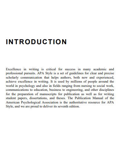 Read Introduction For Apa Paper 