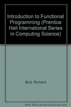 Full Download Introduction Functional Programming Prentice Hall Series 