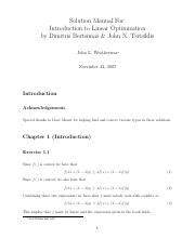 Read Introduction Linear Optimization Dimitris Manual Solutions 