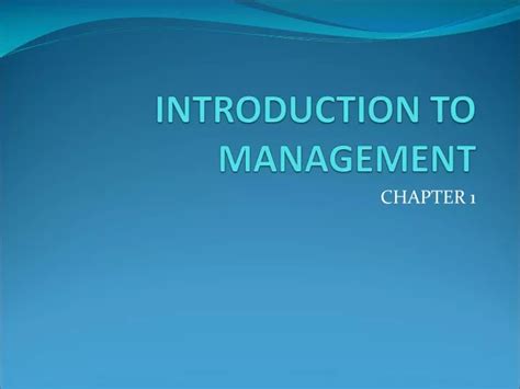 Full Download Introduction Managment Smart Graham Chapter 9 