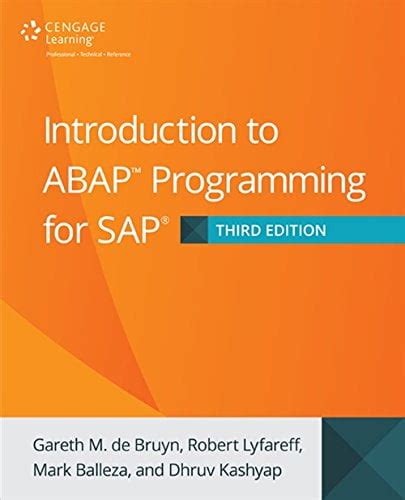 Read Introduction To Abap Programming For Sap 3Rd Edition 