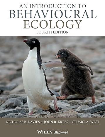 Download Introduction To Behavioural Ecology 4Th Edition 