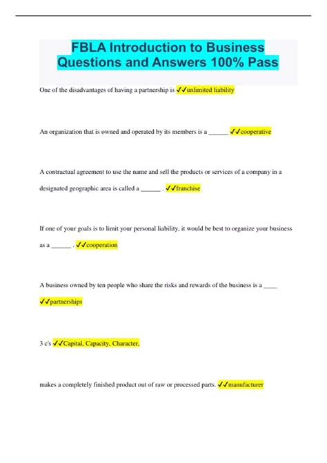 Read Online Introduction To Business Questions And Answers 