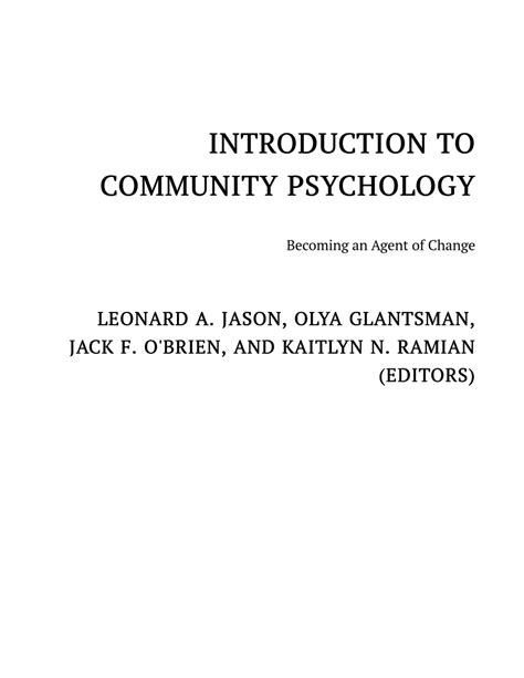 Read Introduction To Community Psychology Enavis 