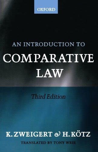 Read Introduction To Comparative Law Zweigert 1998 Pdf Book 