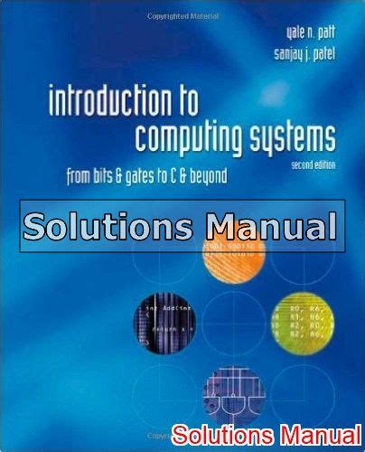 Full Download Introduction To Computing Systems 2E Solutions Manual 