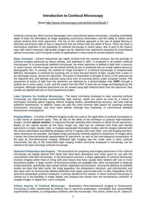 Full Download Introduction To Confocal Microscopy Dragon 