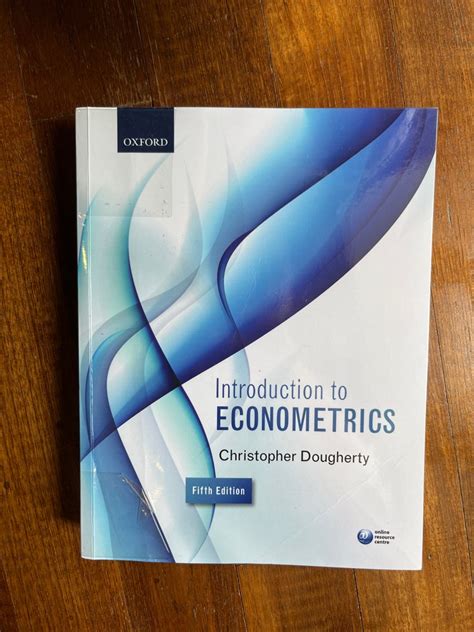 Full Download Introduction To Econometrics Dougherty 5Th Edition Free 