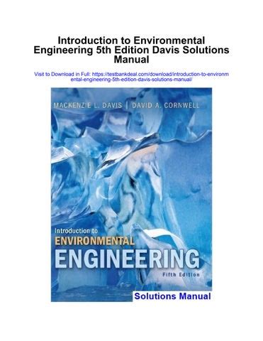 Download Introduction To Environmental Engineering 5Th Edition Solution 