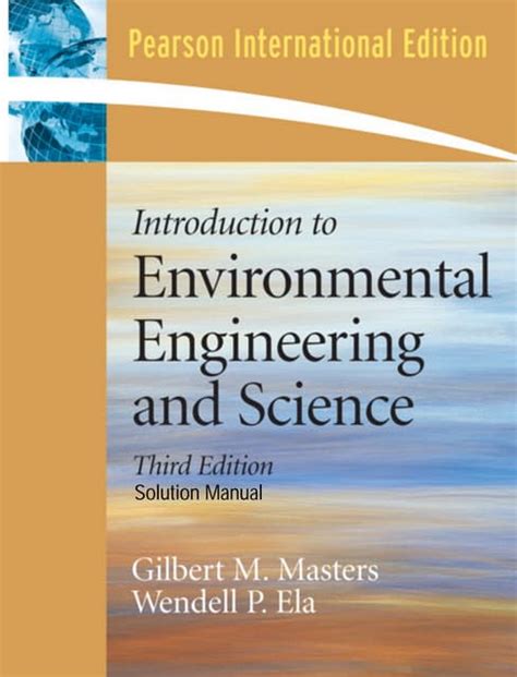Read Online Introduction To Environmental Engineering And Science 3Rd Edition Solutions 