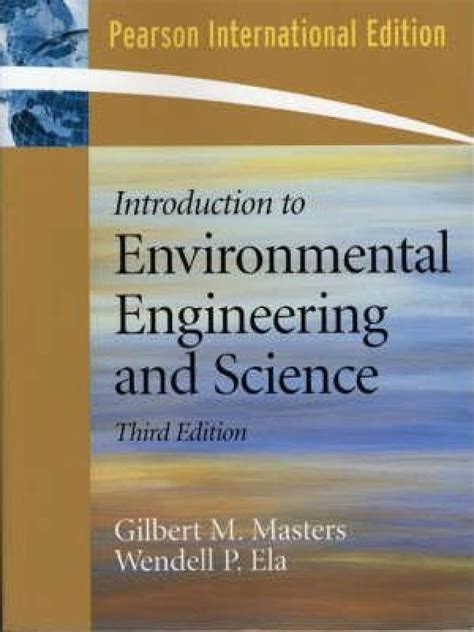 Read Online Introduction To Environmental Engineering Science 