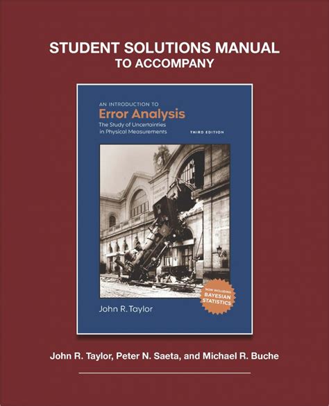Download Introduction To Error Analysis Solutions Manual Taylor 