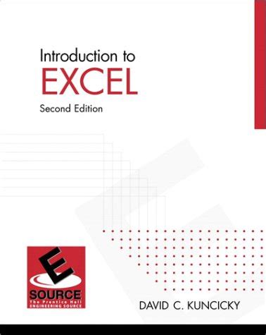 Read Introduction To Excel By David Kuncicky 