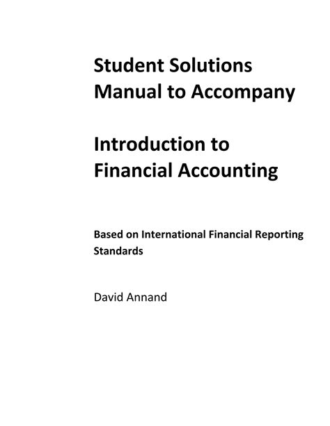 Download Introduction To Financial Accounting Solutions Pdf 