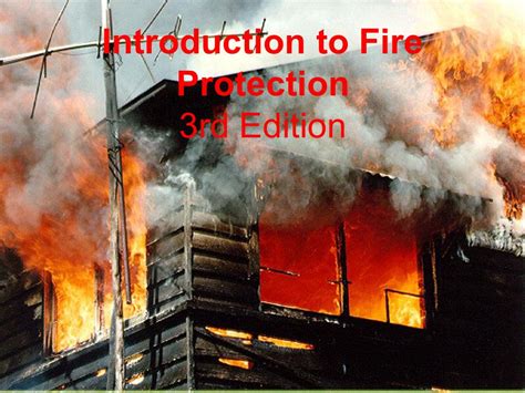 Read Introduction To Fire Protection 3Rd Edition 