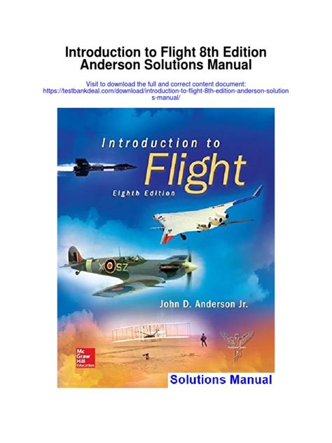 Read Introduction To Flight Anderson Solution Manual 