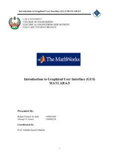 Full Download Introduction To Graphical User Interface Gui Matlab 6 