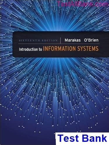 Read Introduction To Information Systems 16Th Edition Bank 