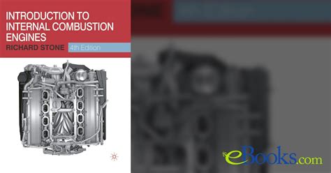 Read Introduction To Internal Combustion Engines 