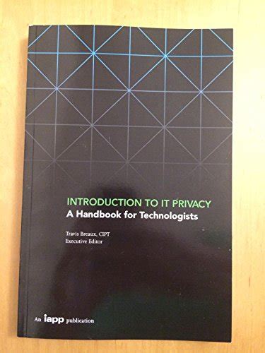 Full Download Introduction To It Privacy A Handbook For Technologists 