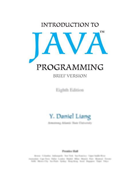 Download Introduction To Java Programming 8Th Edition 
