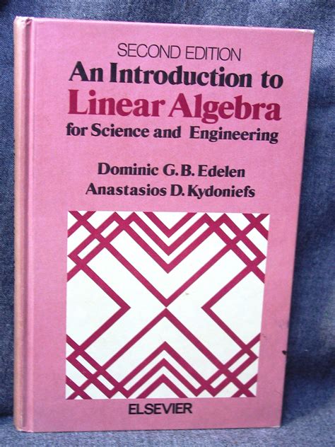 Read Introduction To Linear Algebra For Science And 