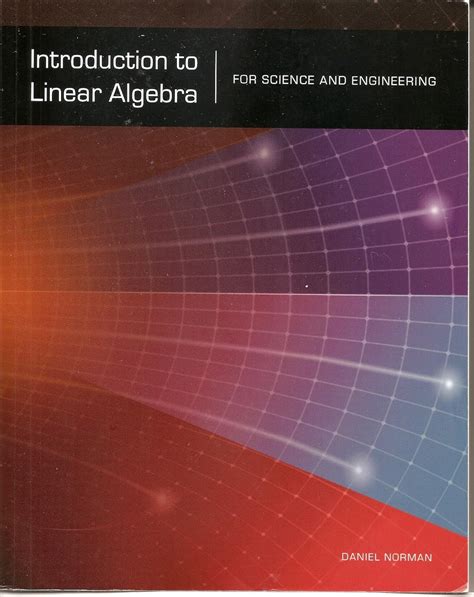 Read Introduction To Linear Algebra For Science And 