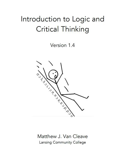 Full Download Introduction To Logic And Critical Thinking 