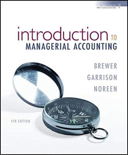 Download Introduction To Managerial Accounting 4Th Edition Brewer 