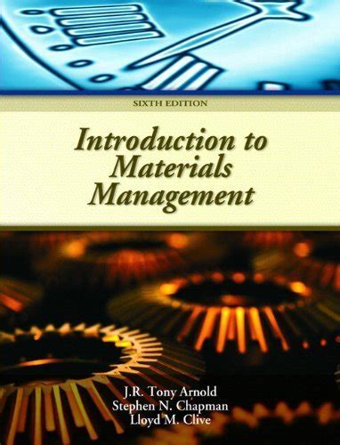 Download Introduction To Materials Management 6Th Edition Arnold Chapman 