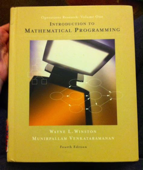 Download Introduction To Mathematical Programming Wayne L Winston 