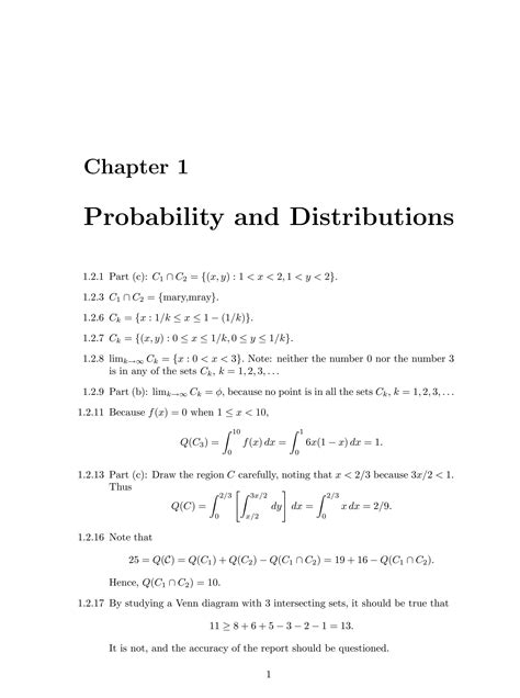 Read Online Introduction To Mathematical Statistics 7Th Solution 