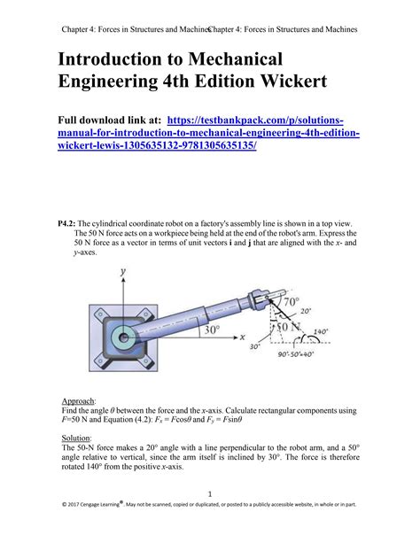 Read Introduction To Mechanical Engineering Wickert Solutions 