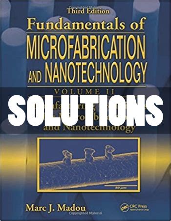 Full Download Introduction To Micro Fabrication Solution Manual 