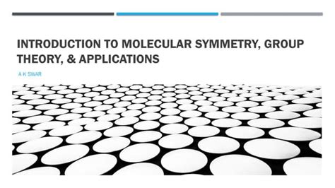 Full Download Introduction To Molecular Symmetry Aadver 