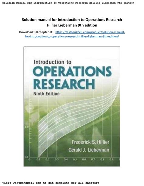 Read Introduction To Operations Research 9Th Edition Solution Manual 