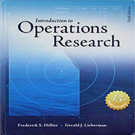 Download Introduction To Operations Research Solutions Manual 