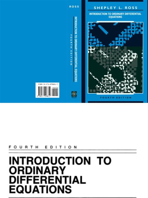 Full Download Introduction To Ordinary Differential Equations 4Th Edition 
