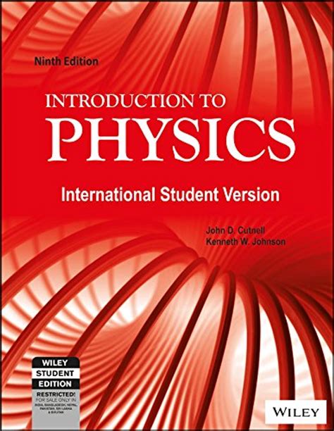 Read Introduction To Physics 9Th Edition Cutnell 