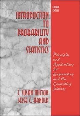 Full Download Introduction To Probability And Statistics J Susan Milton 