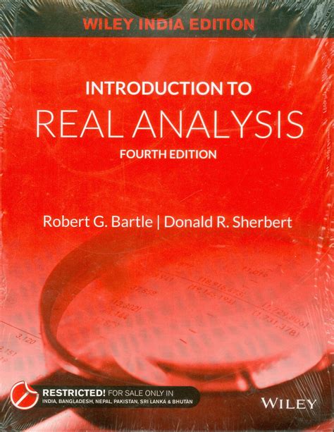 Download Introduction To Real Analysis Robert G Bartle 4Th Edition Solutions Pdf 