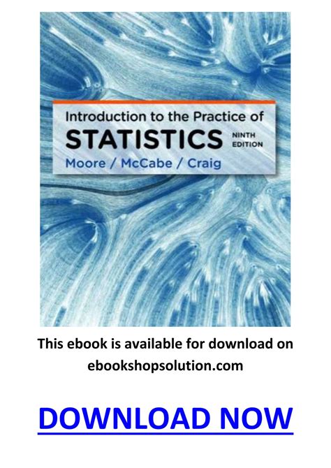 Read Online Introduction To Statistics 9Th Edition 